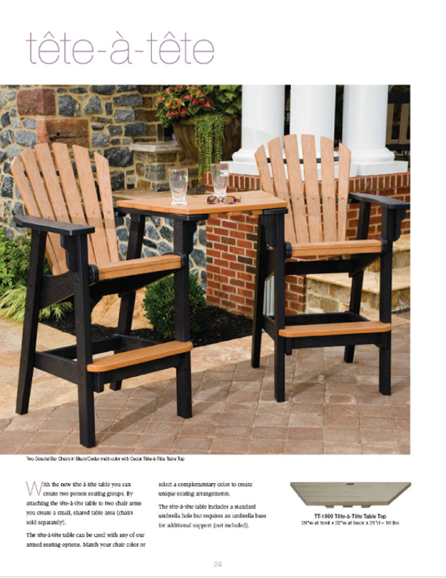 Breezesta Recycled Poly Outdoor Furniture Backyard Adventures Iowa