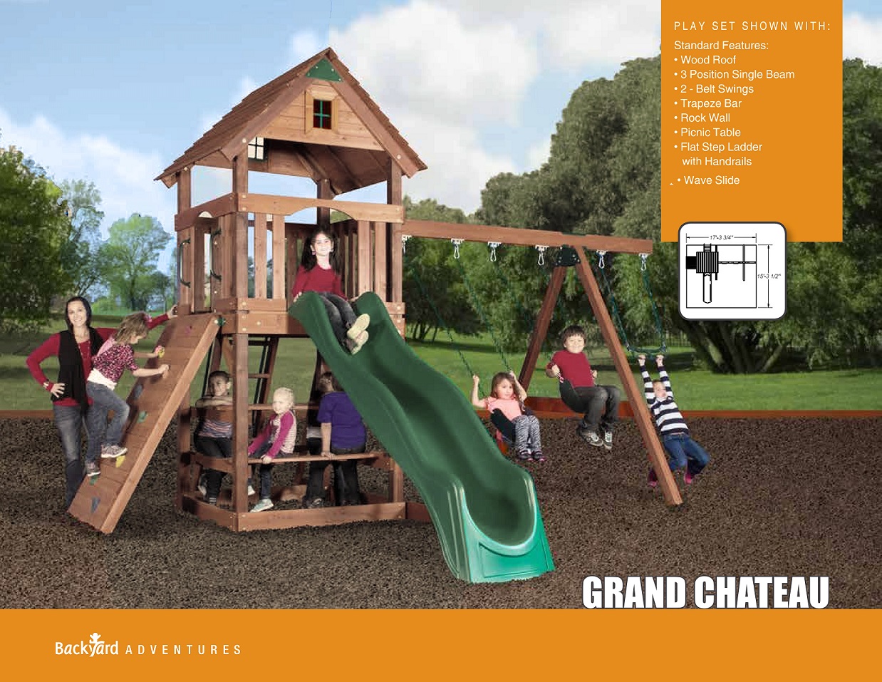Backyard Adventures Play Sets - GranD Chateau Flyer EDiteD2