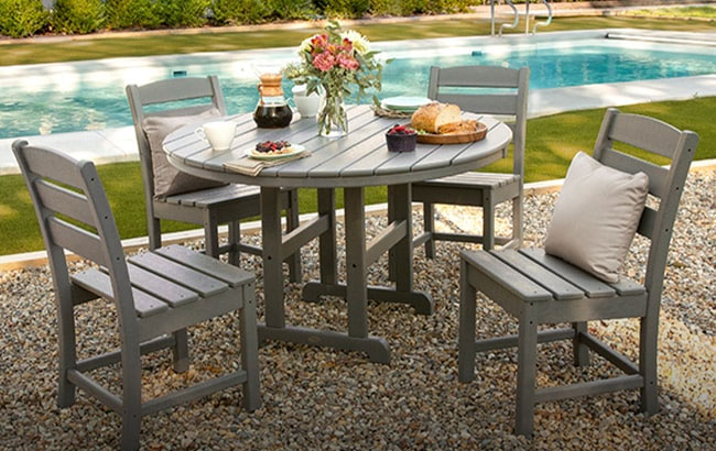 Polywood outdoor dining set sale sale